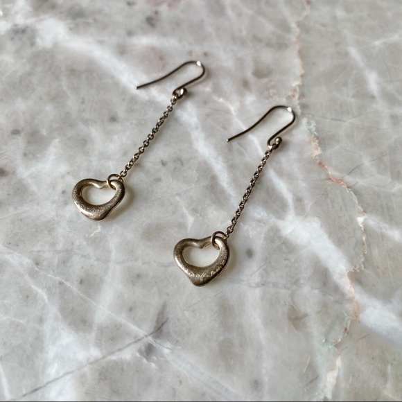 Tiffany & Co. Elsa Peretti Open Heart Earrings - Picture 3 of 5